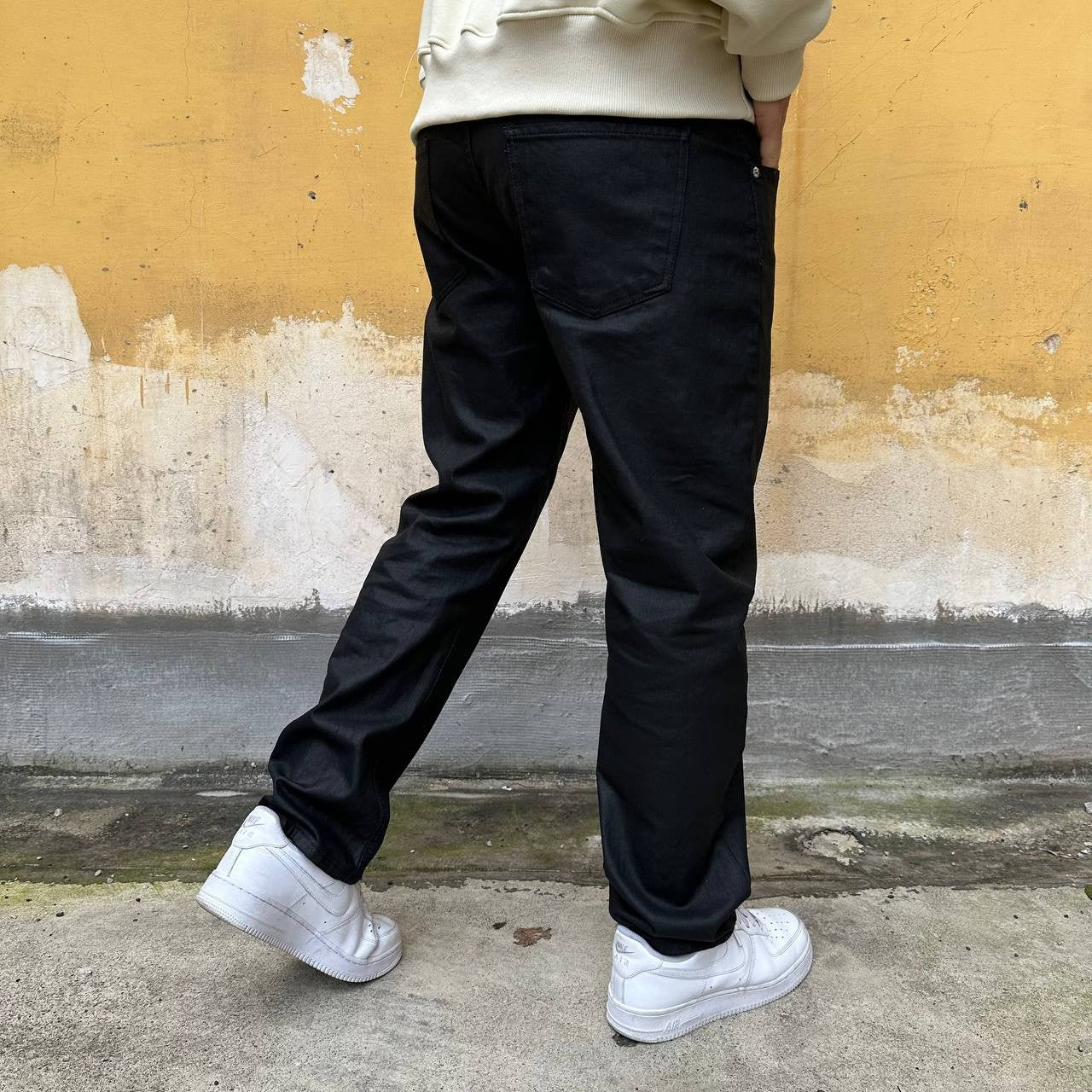 Jeans cianotic spalmato black