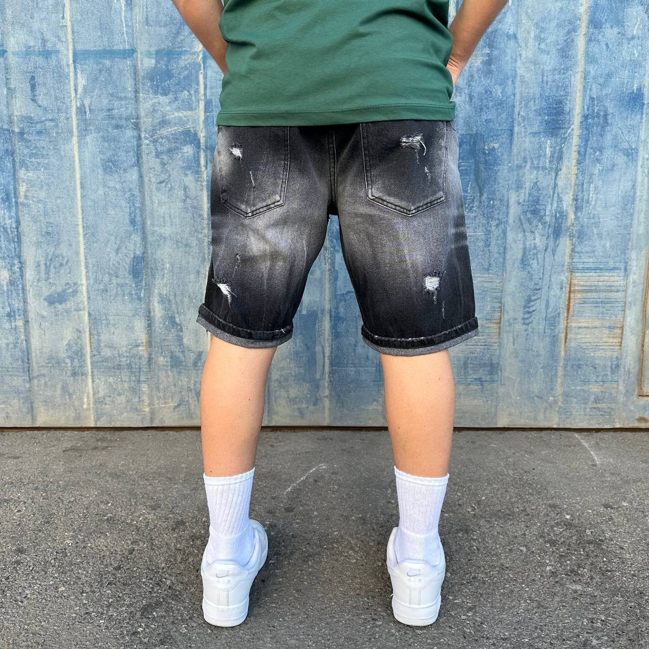 SHORT CULT BLACK Cianotic