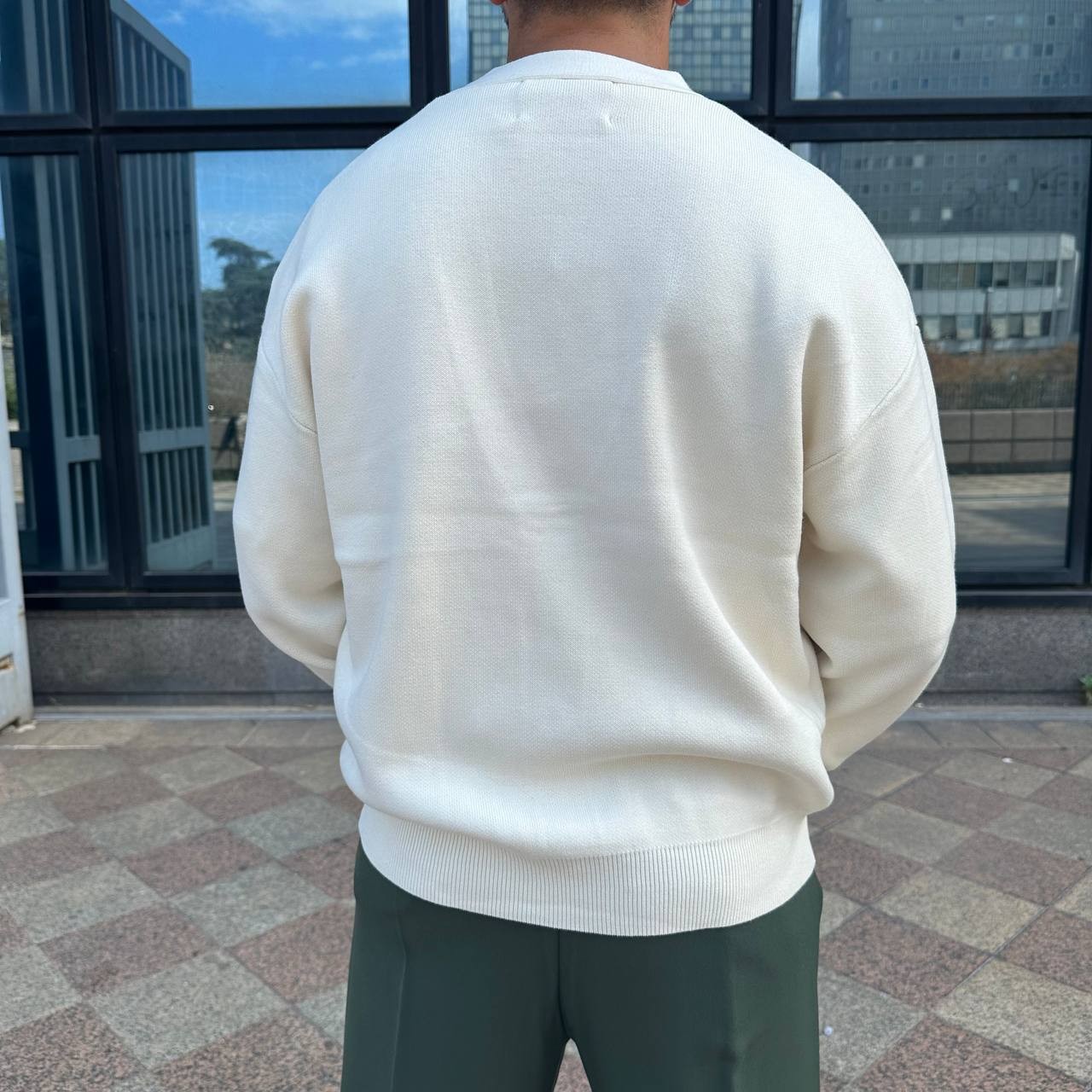 Cardigan Strutturato bianco