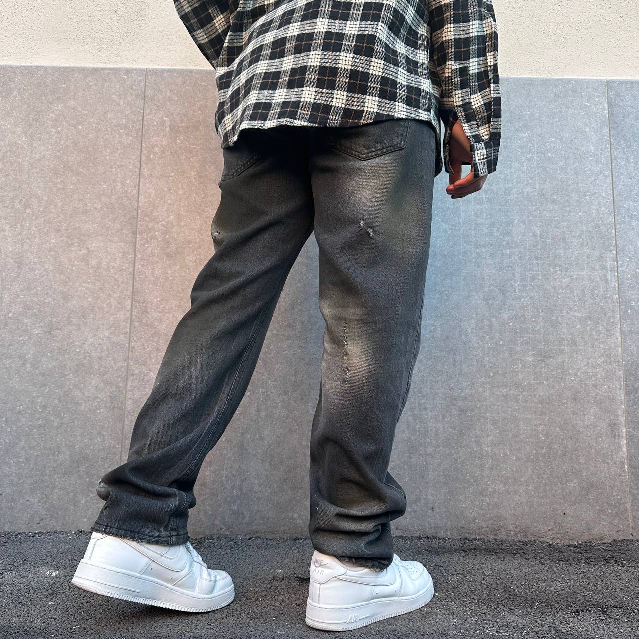 Jeans Spider Effect Black