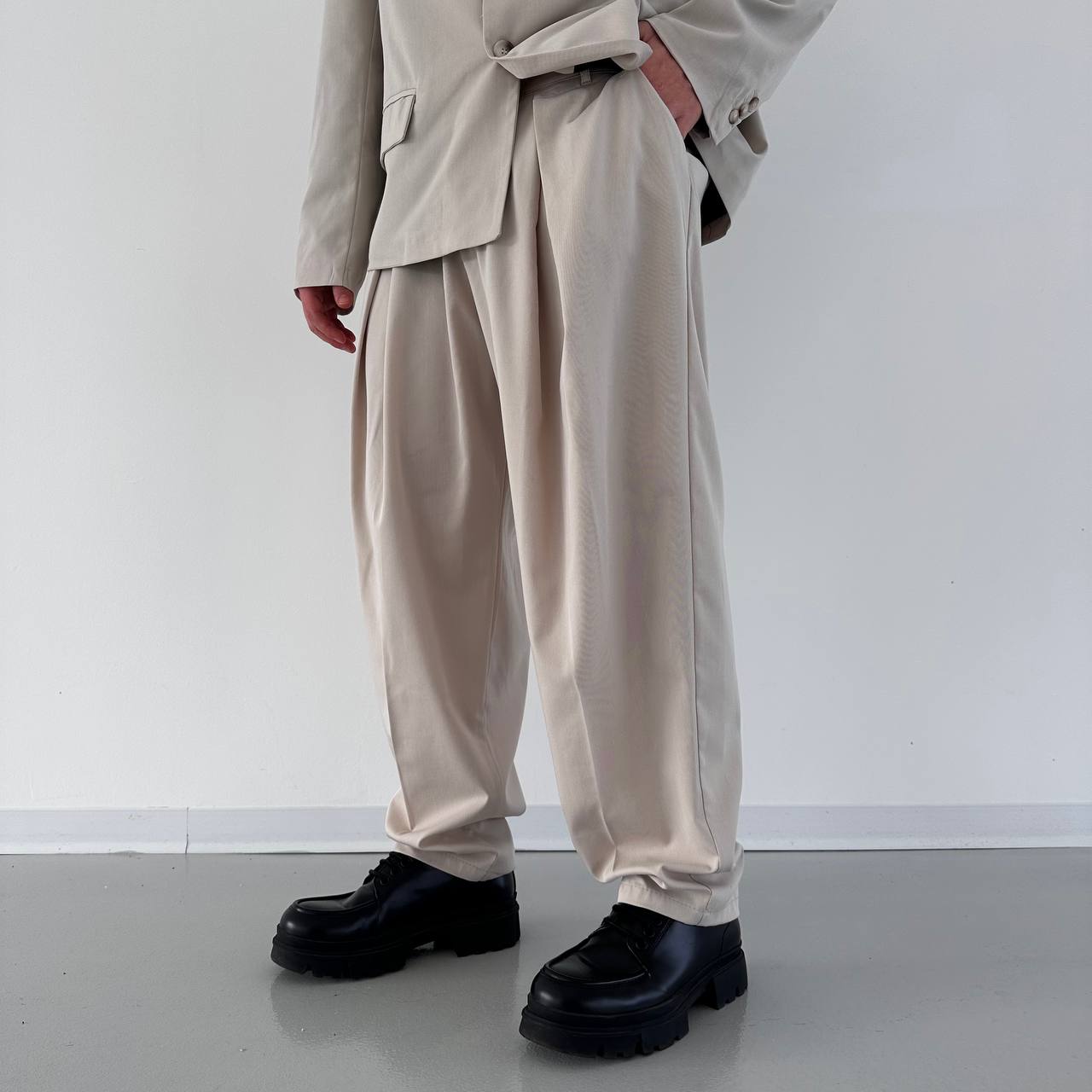 Abito Balloon Beige
