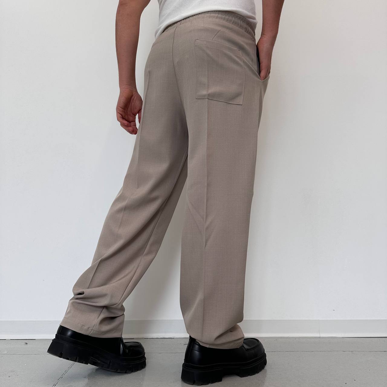 Pantalone Japane Palazzo Beige