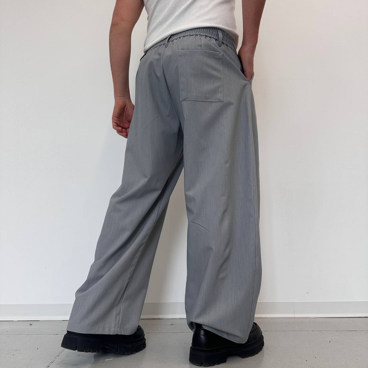 Pantalone Balloon Grigio