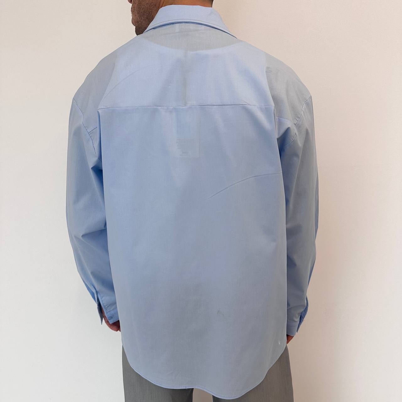 Camicia Over Celeste