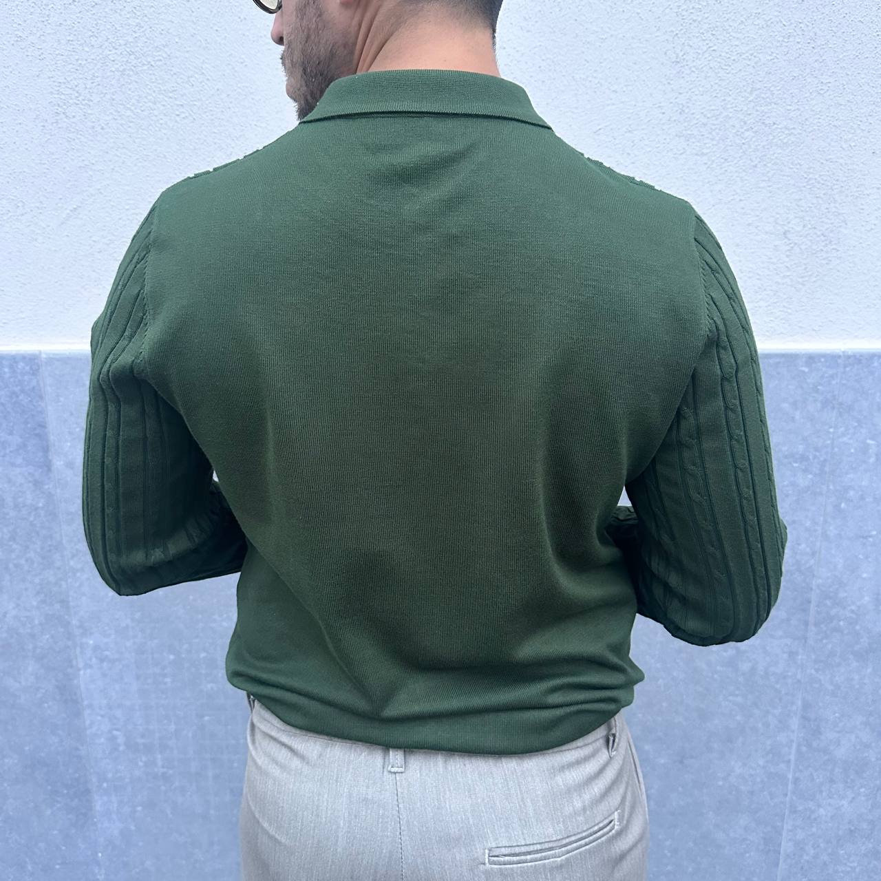 Polo Trecciata Verde