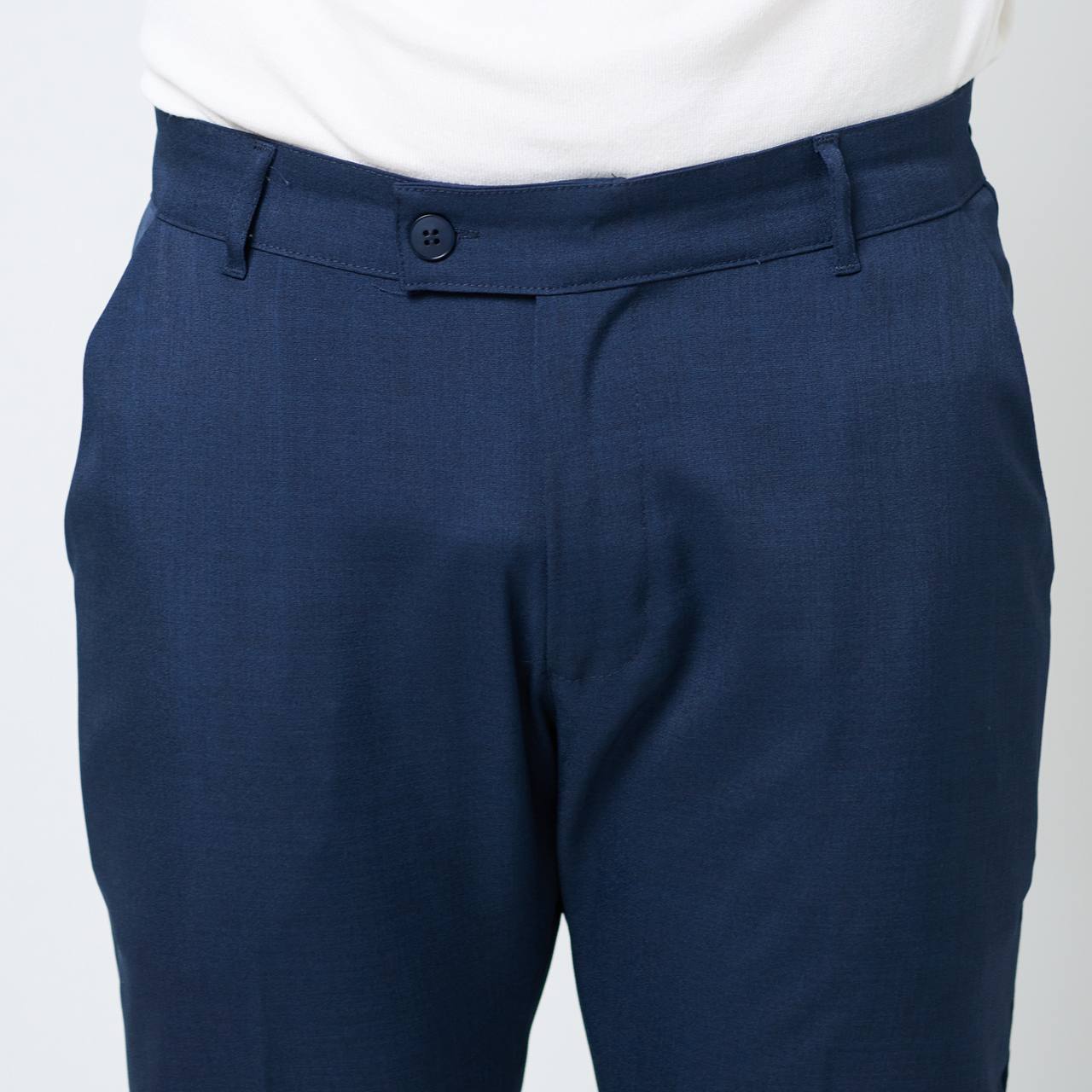Abito Collo Coreano Blu