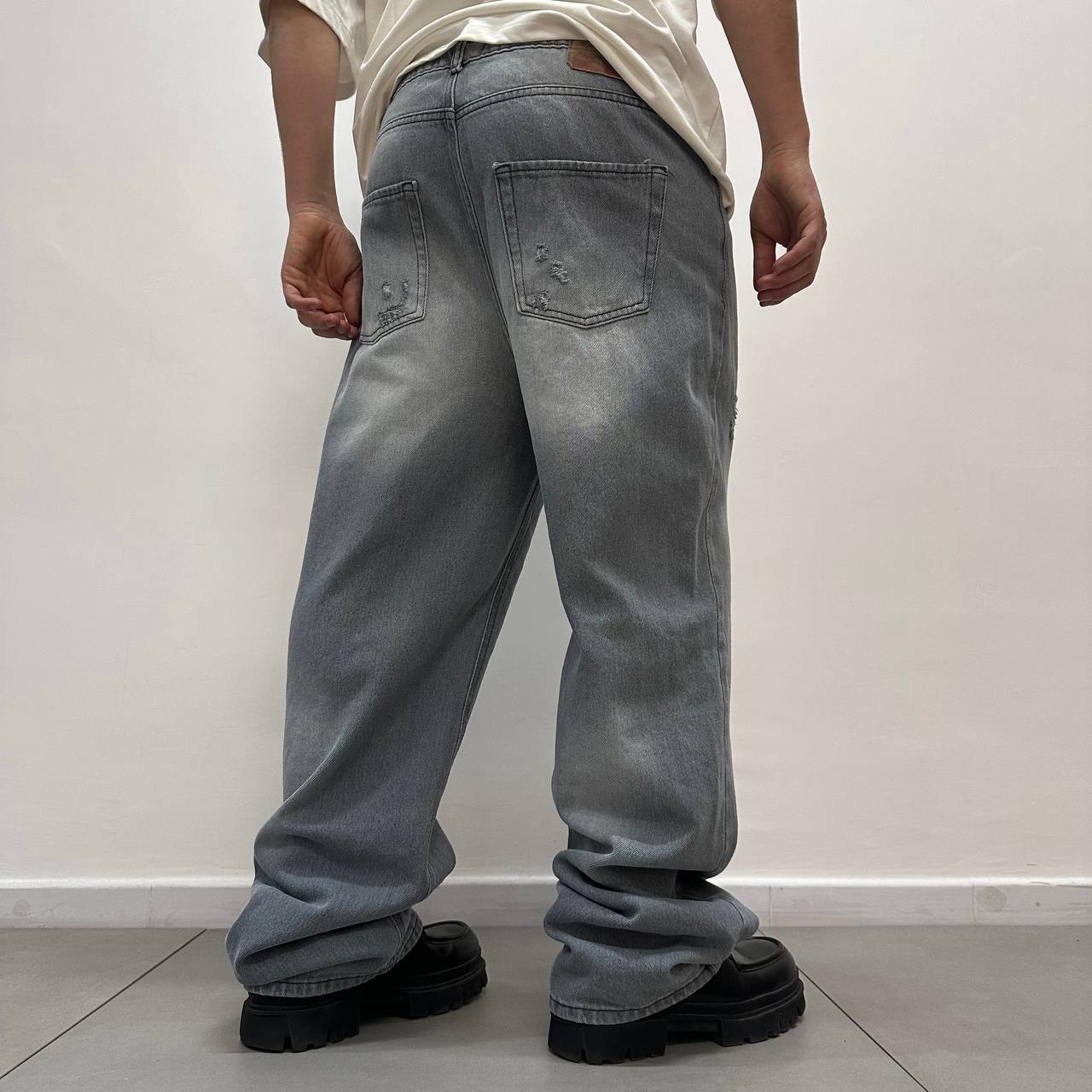Jeans sfumato gray