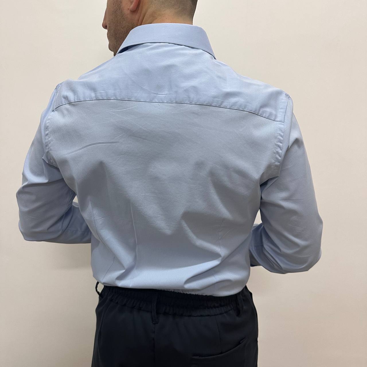 Camicia Sartoriale Celeste