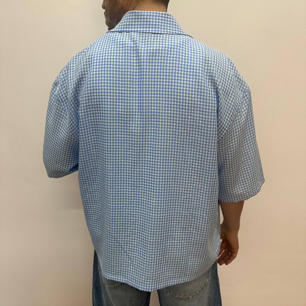 Camicia Loose Celeste