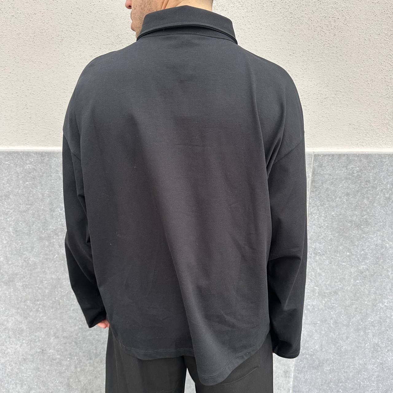 Polo Boxy Sleeve Nera