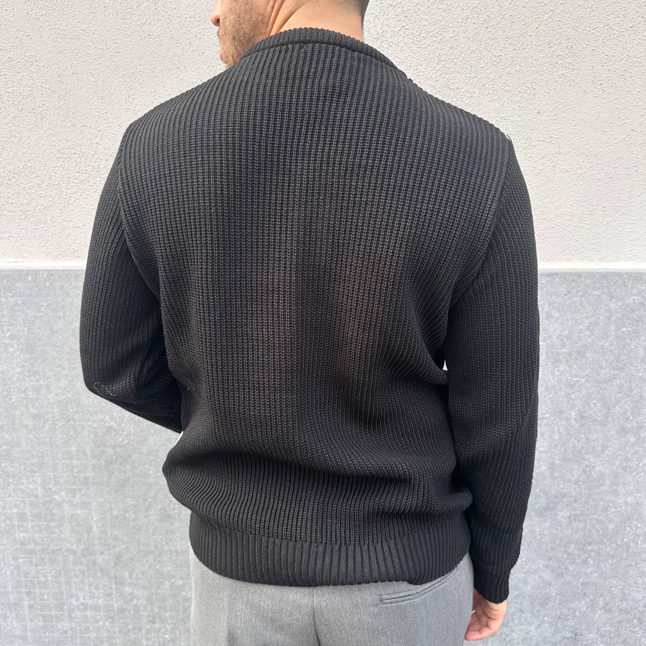 Maglione casual nero