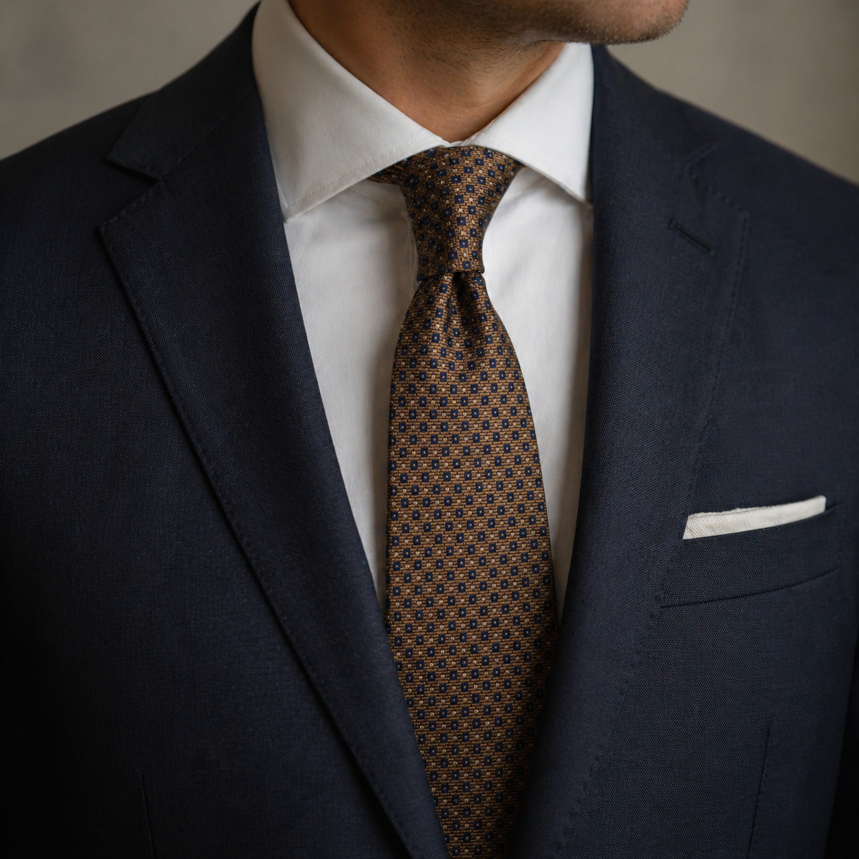 Cravatta Marrone Sartoriale