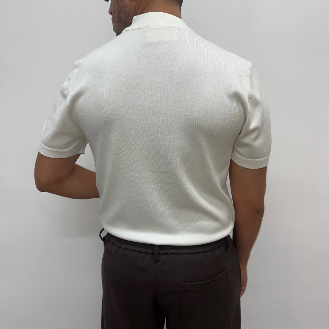 Maglia Mezzocollo Bianca