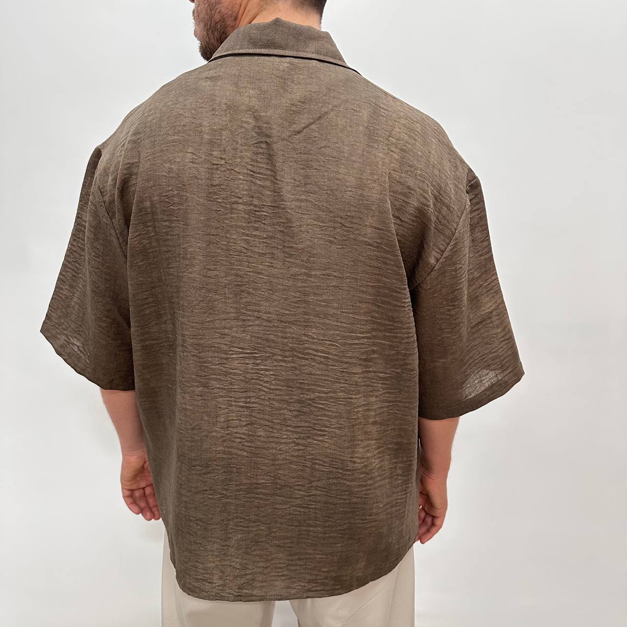 Camicia Formentera Marrone