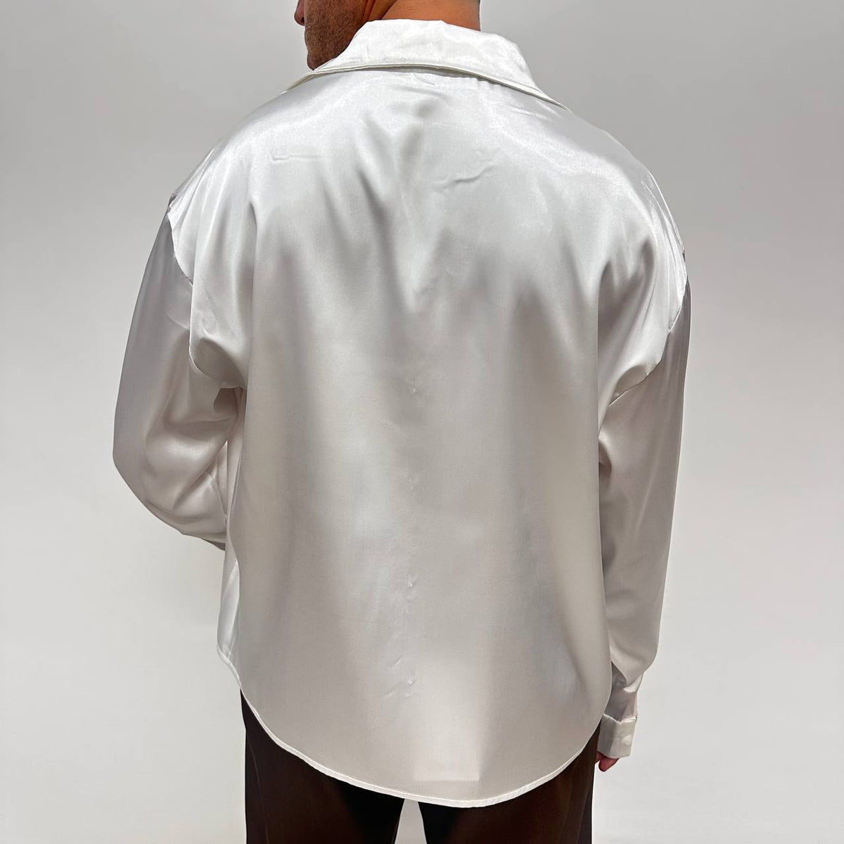 CAMICIA SATIN BIANCA