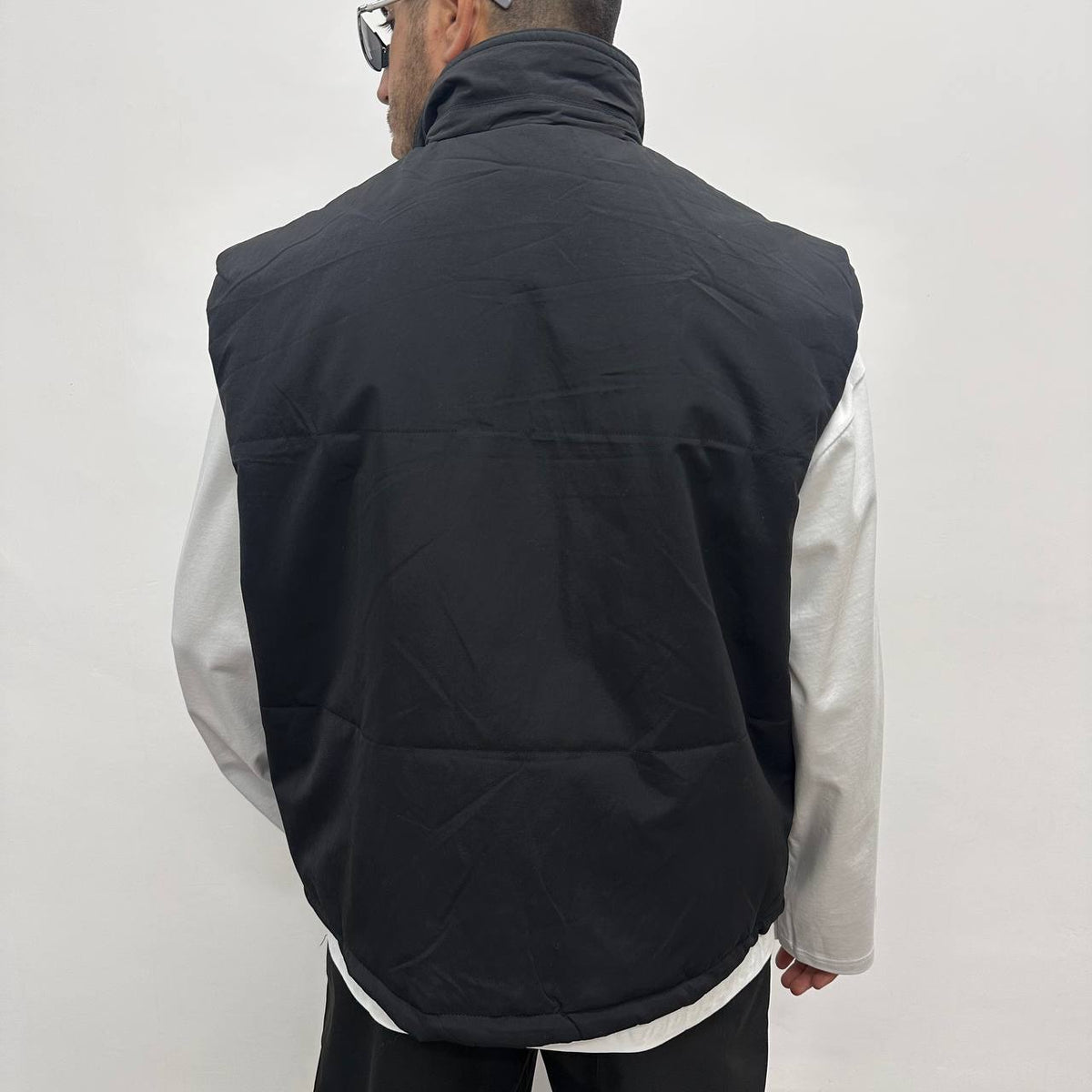 SMANICATO PUFFER NERO