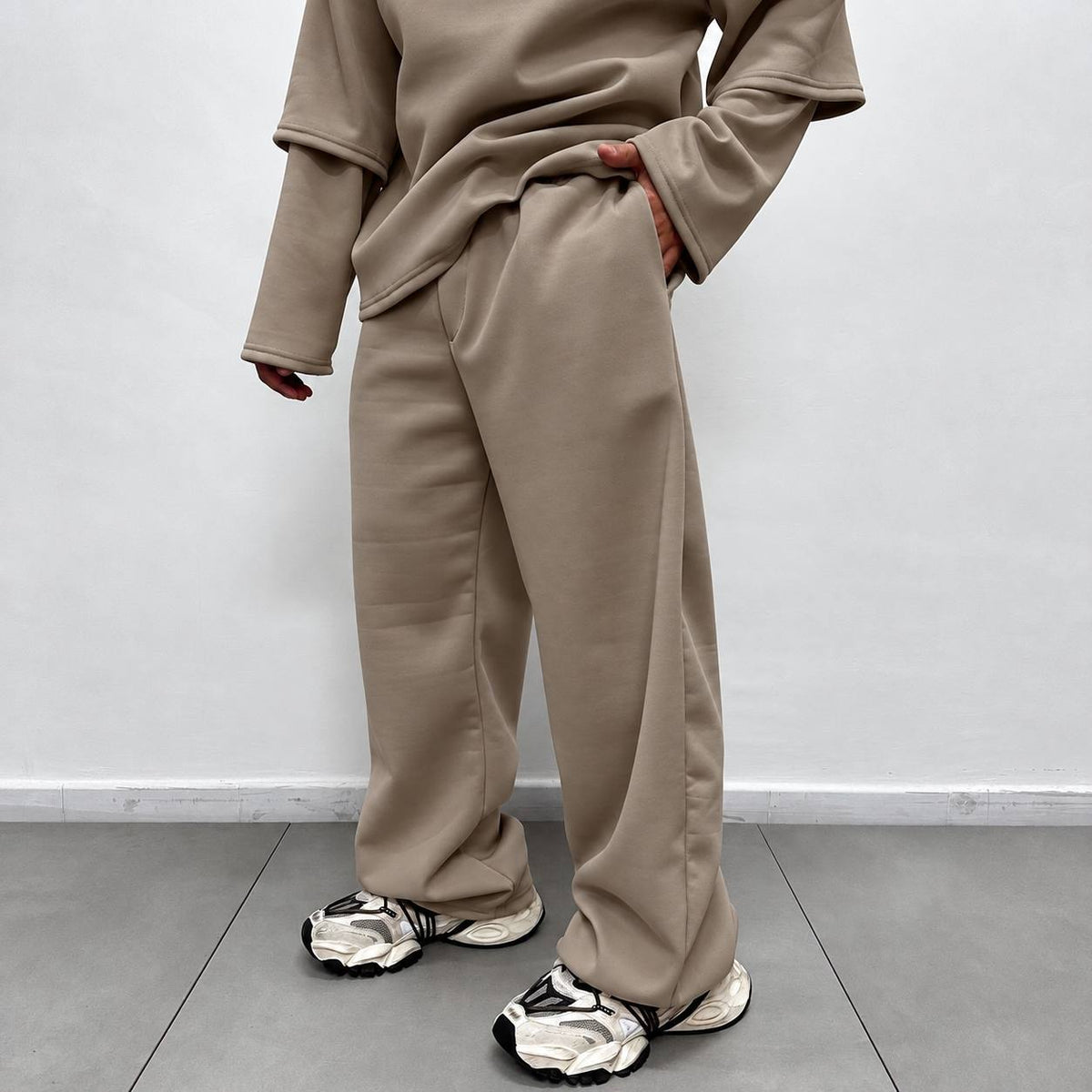 TRACKSUIT SCUBA PIQUE' FANGO