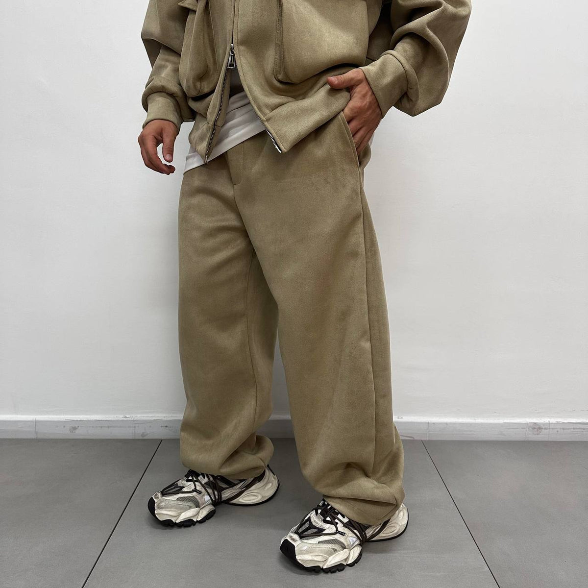 TRACKSUIT SCUBA POCKET BEIGE