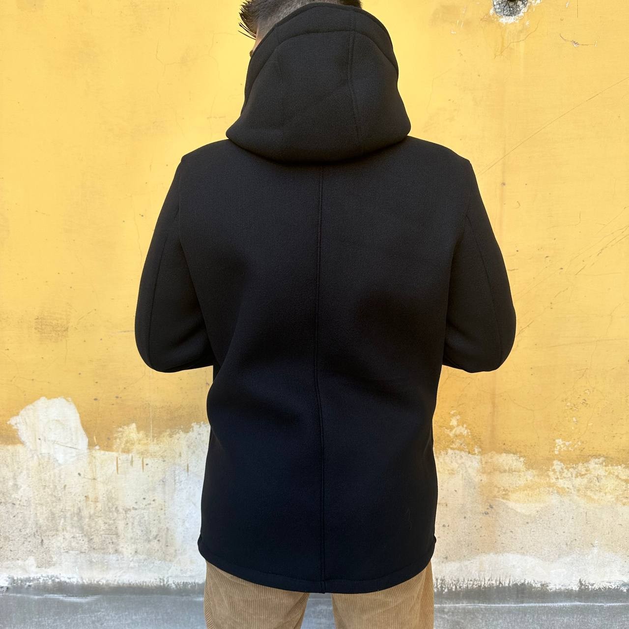 Cappotto Con Cappuccio nero