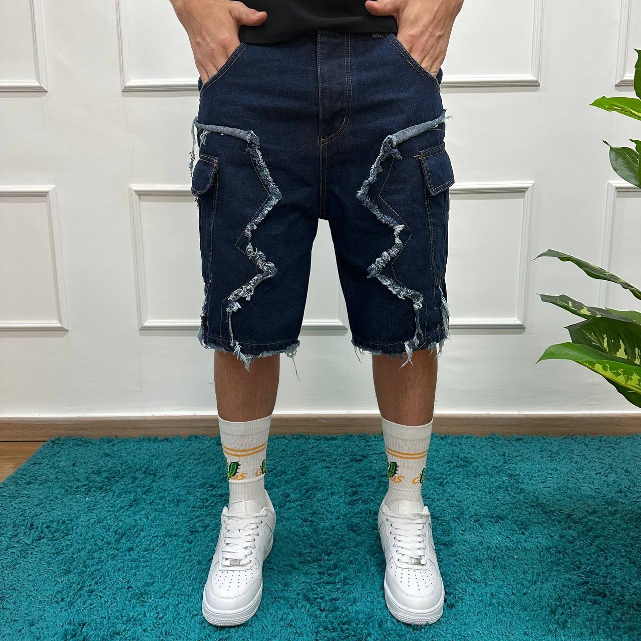 Shorts cargo ripped