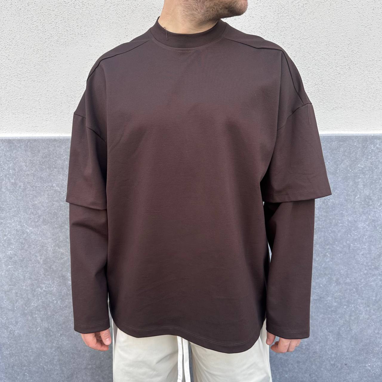 Longsleeve Marrone