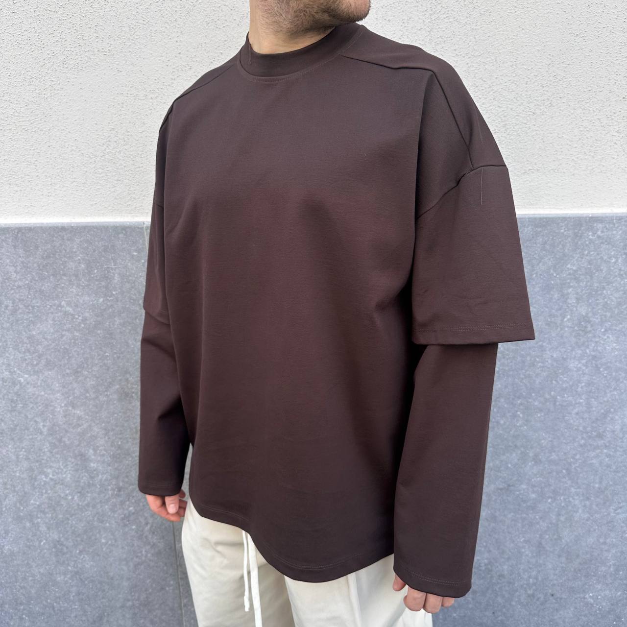 Longsleeve Marrone
