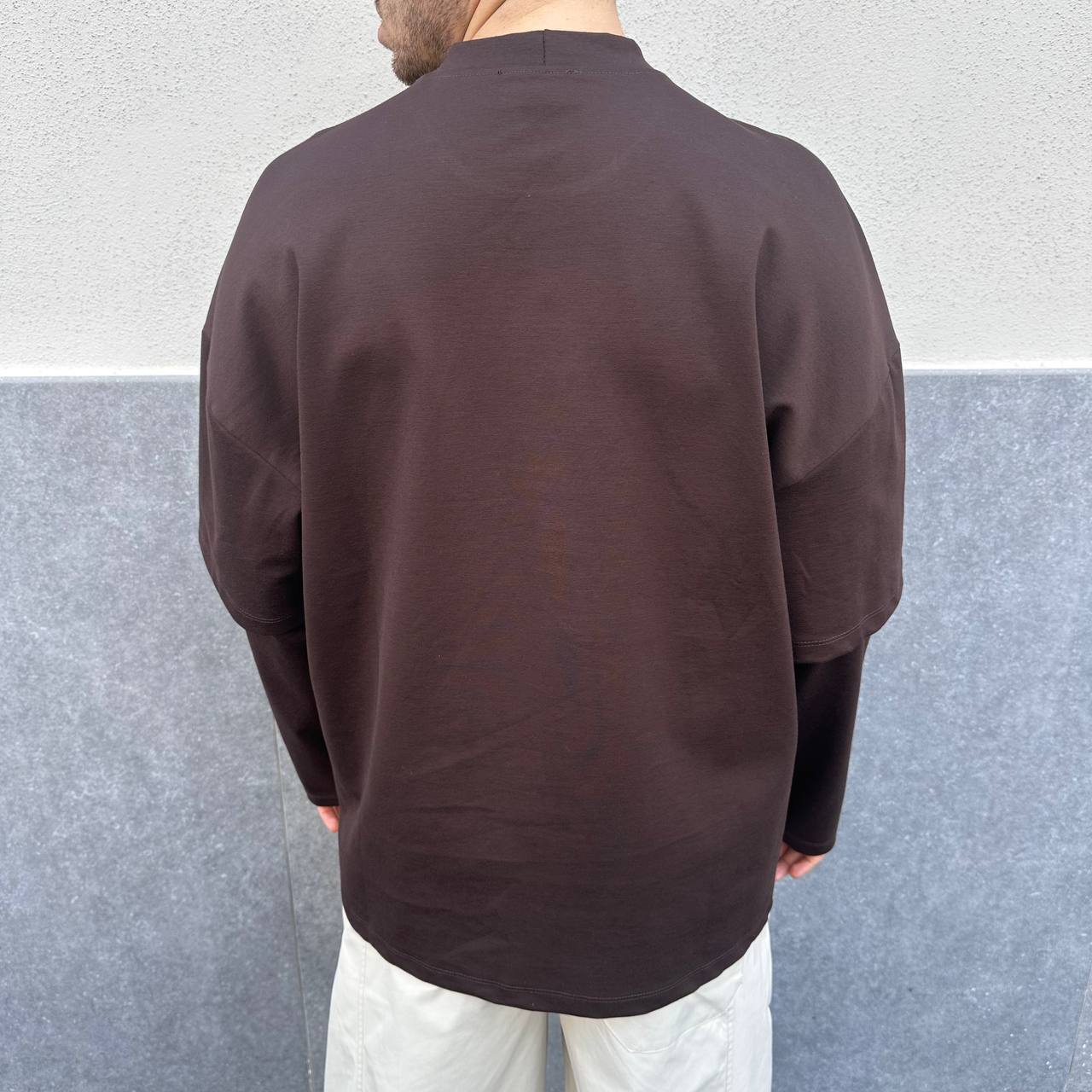 Longsleeve Marrone