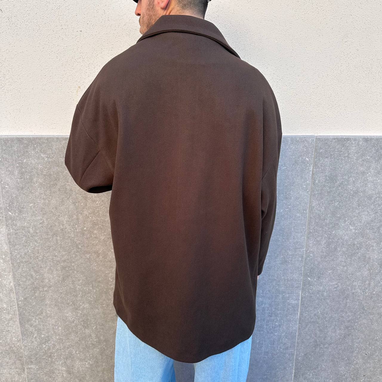Cappotto over marrone