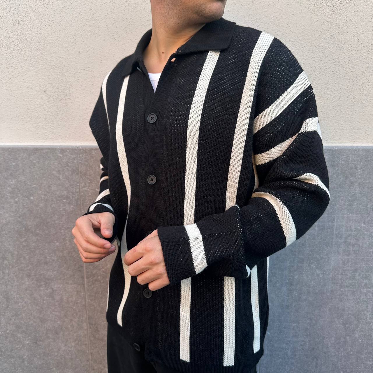 Polo Cardigan