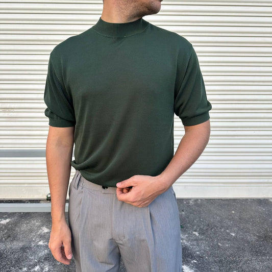 Maglia mezzocollo verde