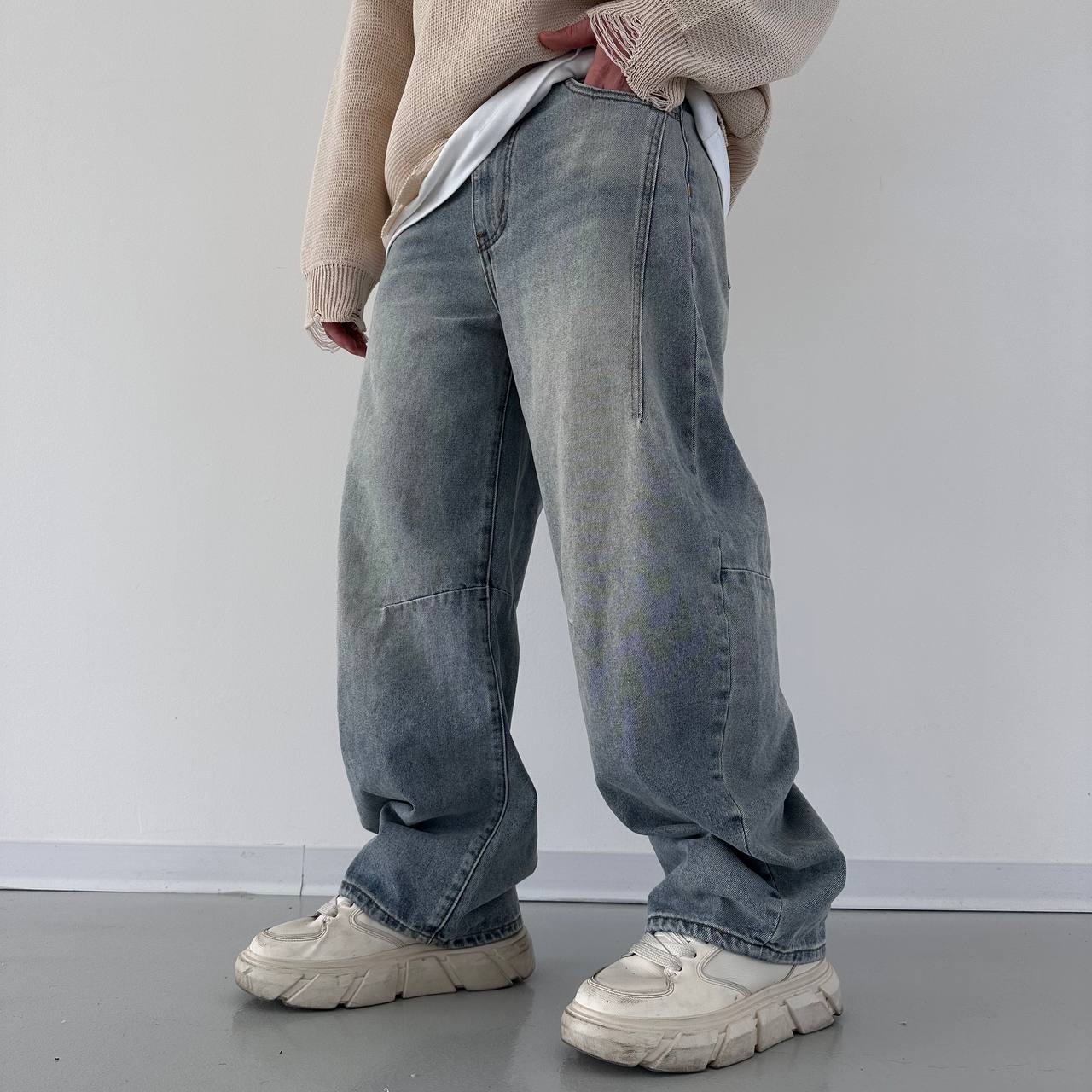 Jeans Balloon Sabbia