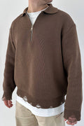 Pull Polo Marrone