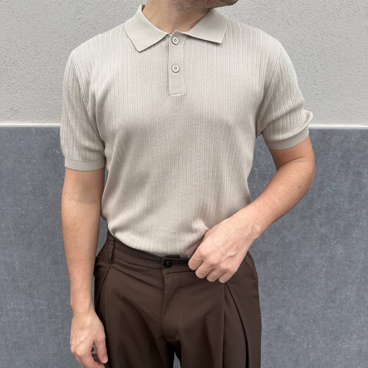 Polo Trecciata 2.0 Beige