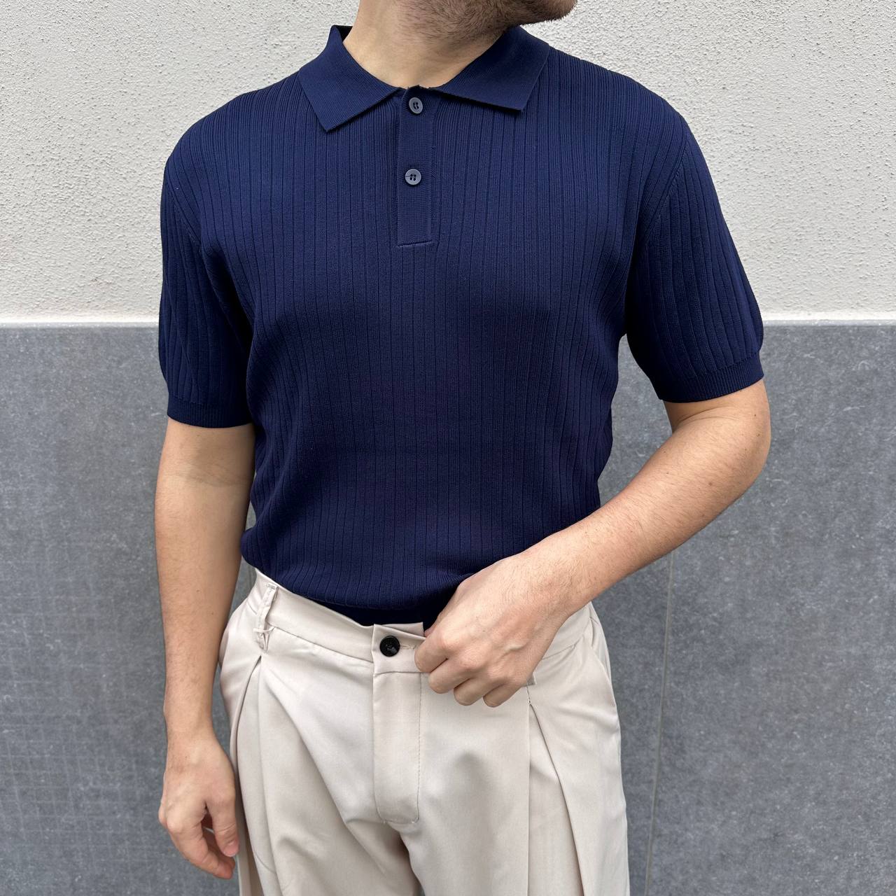 Polo Trecciata 2.0 Blu