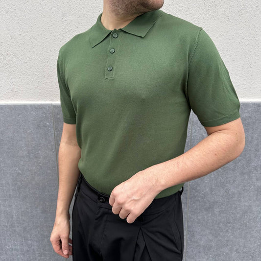 Polo in filo verde