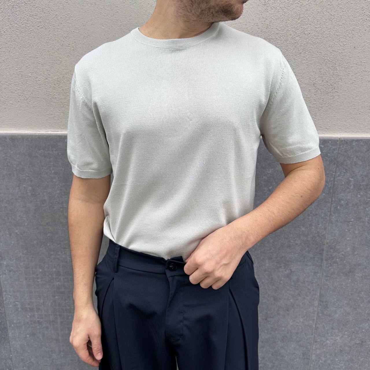 Maglia in filo ghiaccio