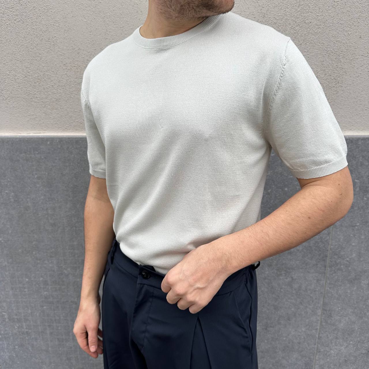 Maglia in filo ghiaccio