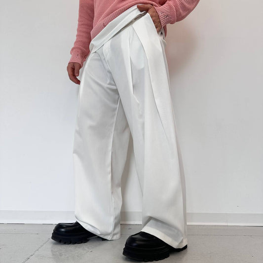 Pantalone Balloon Bianco
