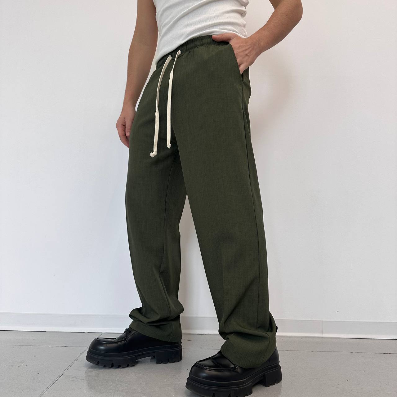 Pantalone Japane Palazzo Verde