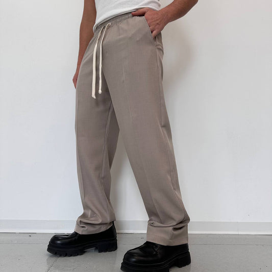 Pantalone Japane Palazzo Beige