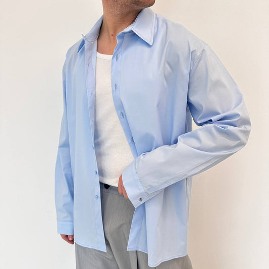 Camicia Over Celeste