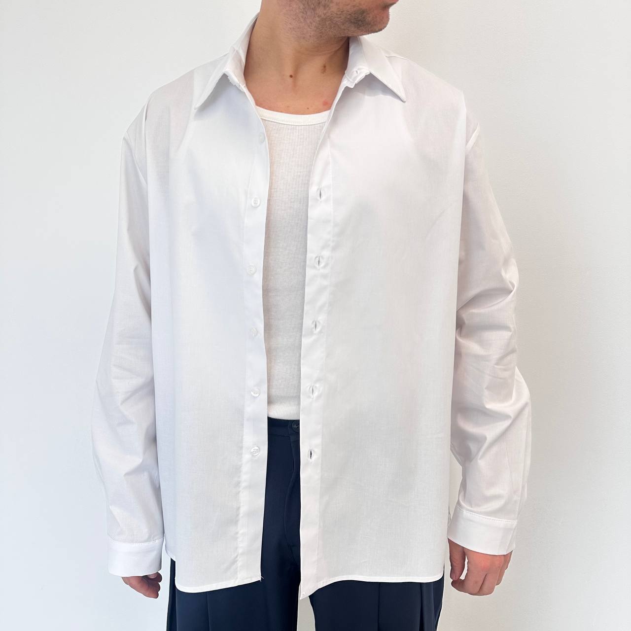 Camicia Over Bianca