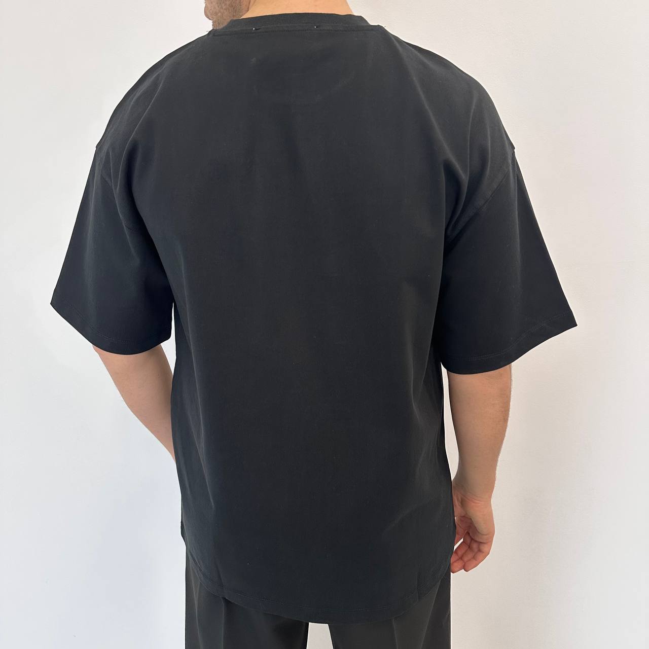 T-shirt in cotone nera