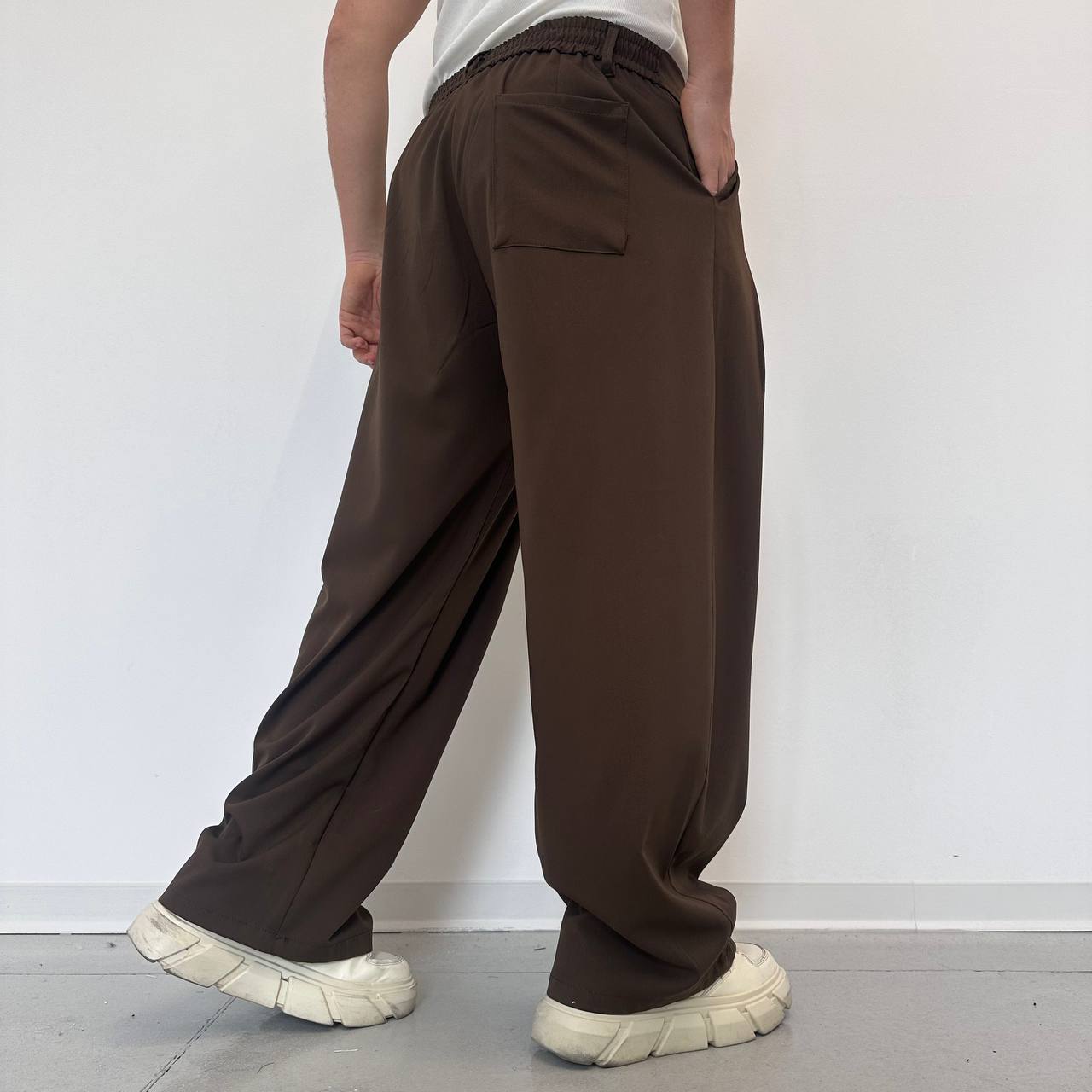 Pantalone Balloon Marrone