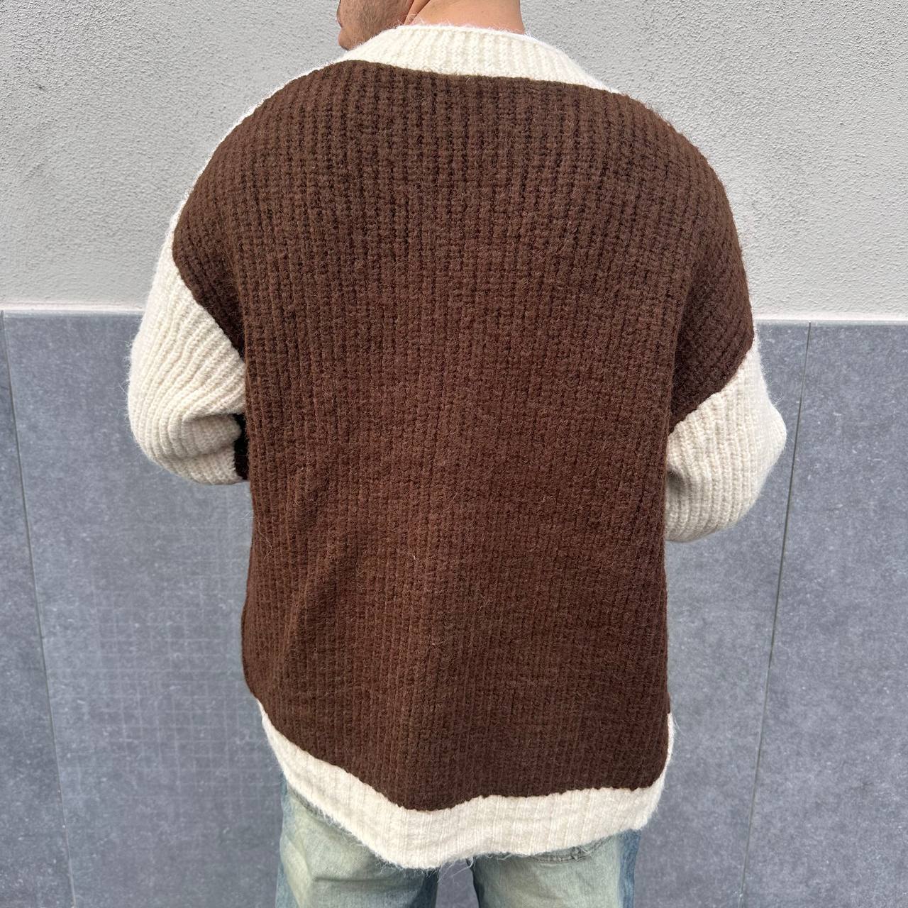 Cardigan Ice marrone