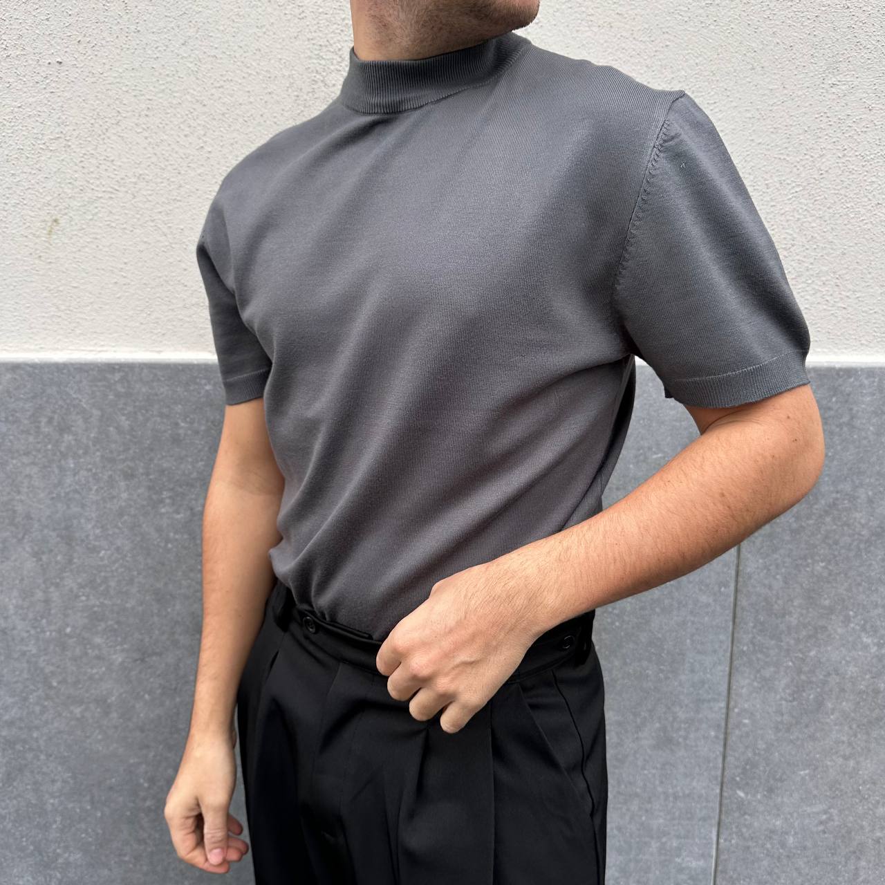 Maglia Mezzocollo Piombo