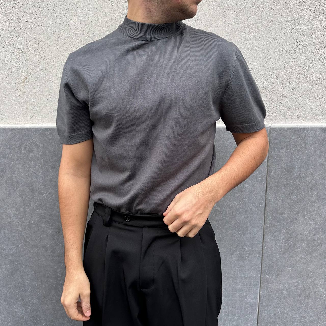 Maglia Mezzocollo Piombo