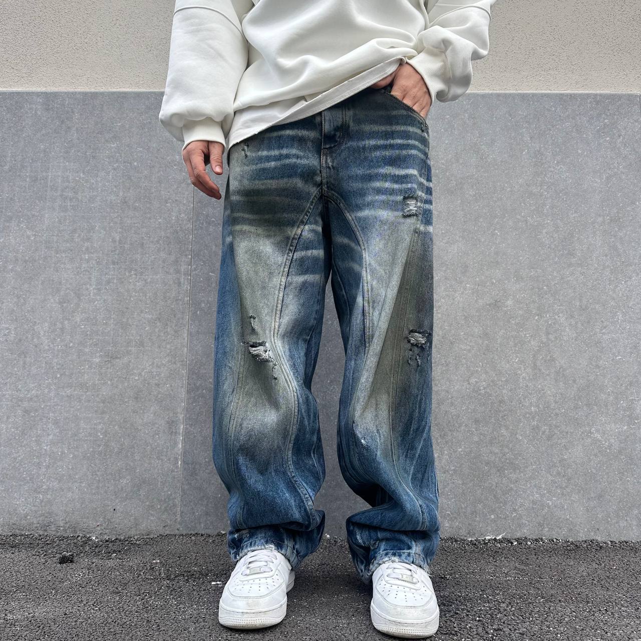 Jeans Super Baggy 402 Blu