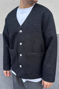 Jacket Cardigan Teddy Nero