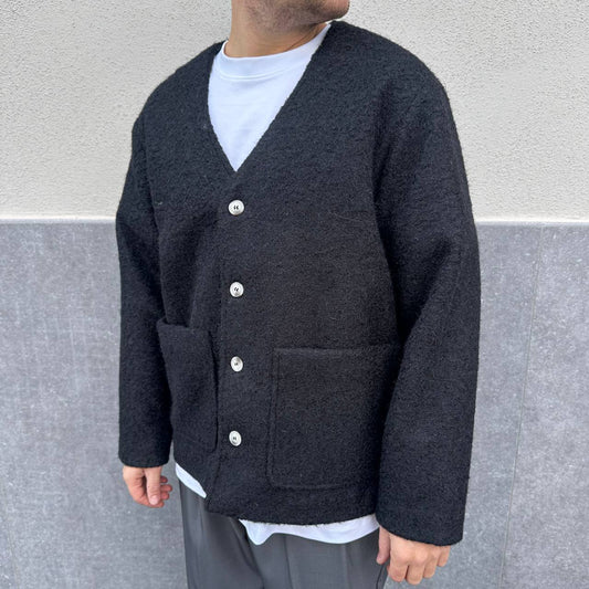 Jacket Cardigan Teddy Nero